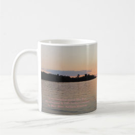 See-Vermilion Sonnenuntergang-Blau-Rose Kaffeetasse