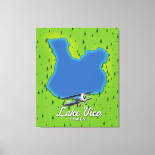 See Vico Italien Leinwanddruck