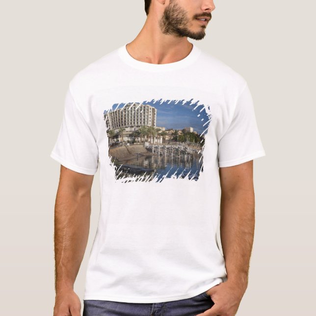 See von Galilee-See Tiberias, Morgengrauen T-Shirt (Vorderseite)