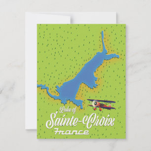 See von Sainte-Croix Frankreich Reisekarte