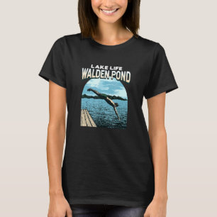 See Walden Teich Schwimmbad Massachusetts schwimme T-Shirt