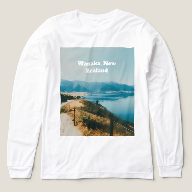 See Wanaka, Südinsel, Neuseeland Tri-Blend Shirt (Design Vorderseite)