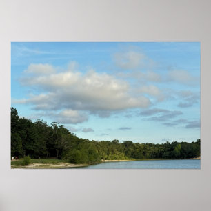See-Wasserlandschaft-Poster Poster