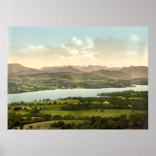 See Windermere I, See-Bezirk, Cumbria, England Poster