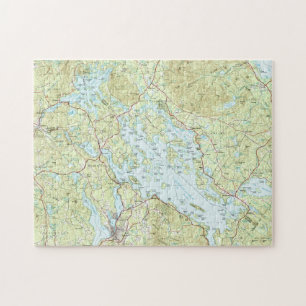 See Winnipesaukee Map (1986) Puzzle