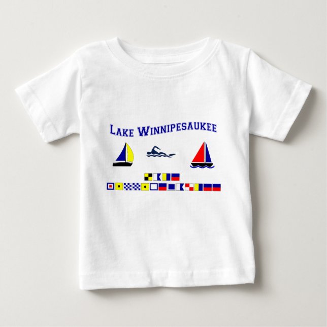 See Winnipesaukee, NH Baby T-shirt (Vorderseite)