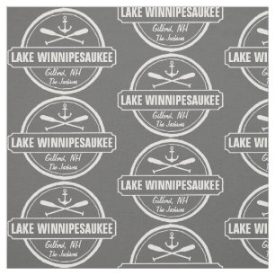See Winnipesaukee NH kundenspezifische Stadt, Stoff