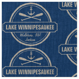 See Winnipesaukee NH kundenspezifische Stadt, Stoff