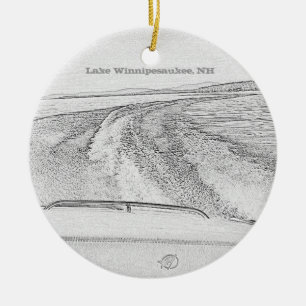 See Winnipesaukee Verzierung Keramikornament