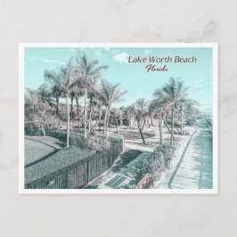 SEE WORTH BEACH - PALM BEACH FLORIDA POSTKARTE