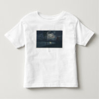 See Yellowstone, WYView von See durch Mondschein