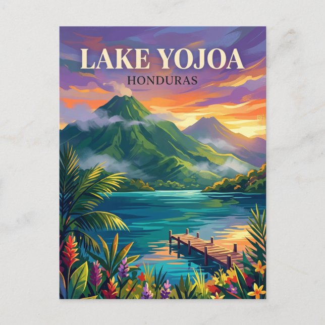 See Yojoa Honduras Postkarte (Vorderseite)