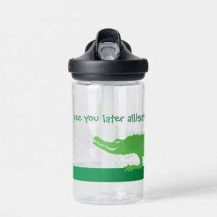 See You Later Alligator Green  Trinkflasche