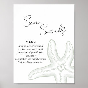 See You Soon Baby Shower Food Buffet is translated Poster