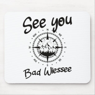 See You Wandern Bad Wiessee Deutschland Urlaub Ski Mousepad