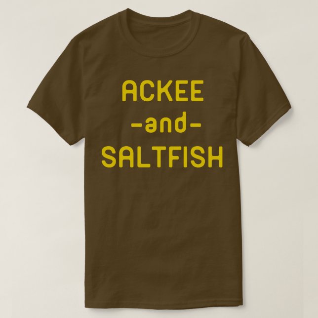 Seeaal und Salzfisch T-Shirt (Design vorne)