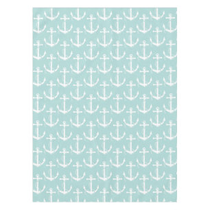 Seeanker-Aweigh hellblaues Tischdecke