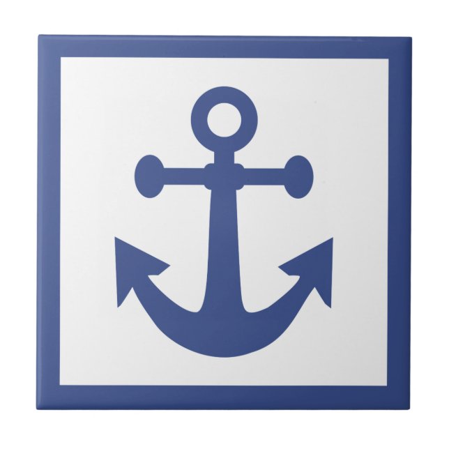 Seeanker-Keramikfliesen Fliese (Vorderseite)