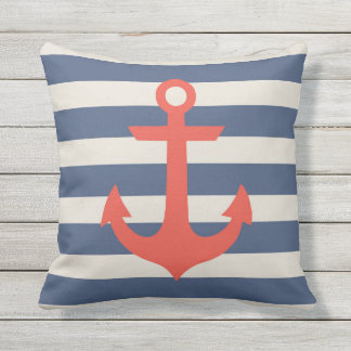 Seeanker-Wurfs-Kissen im Freien" Kissen