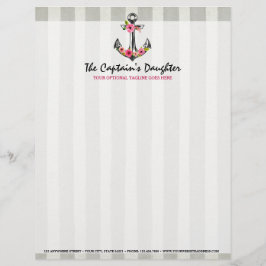 Seeankerwatercolor-Rosen-Strand-Butike Briefkopf