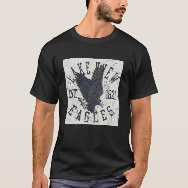 Seeansicht 1821 Adler | American Football Vintag T-Shirt (Vorderseite)