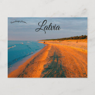 Seebad Kosrags Lettland Postkarte