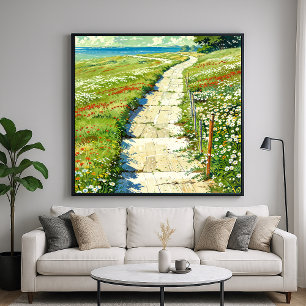 Seebad - Landschaftsbilder Art Art Poster