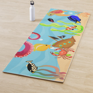 Seebad Octopus Pirate Ship Turtle Crab Yogamatte
