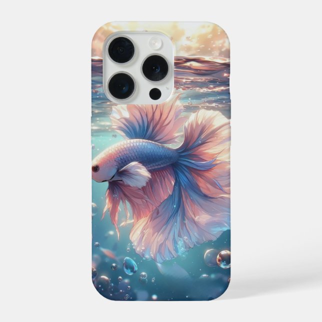 Seebarsch im Anime-Stil iPhone Hülle (Rückseite)