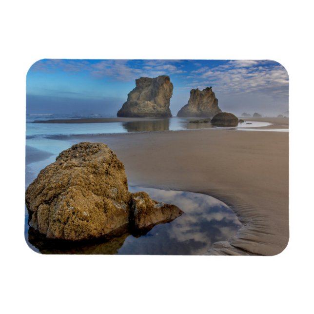 Seebecken am Bandon Beach in Bandon, Oregon 2 Magnet (Horizontal)
