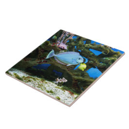 Seeblau-Fische Fliese