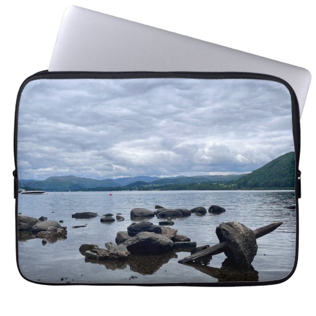 Seeblick Laptopschutzhülle (Vorderseite)