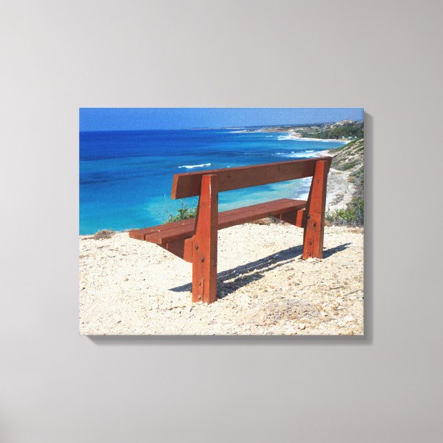 Seeblick Leinwanddruck (Vorderseite)