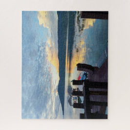Seeblick von einem Deck Puzzle
