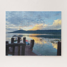 Seeblick von einem Deck Puzzle