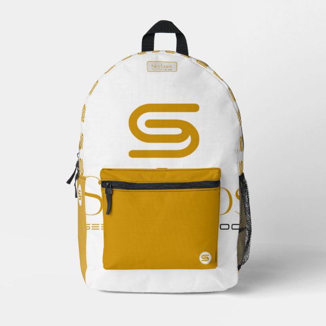 SEEBOOS BEDRUCKTER RUCKSACK (Vorderseite)