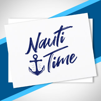 Seebootparty - Kreuzfahrtschiff Urlaub - Kreuzfahr Postkarte