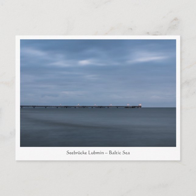 Seebrücke Lubmin Postkarte (Vorderseite)