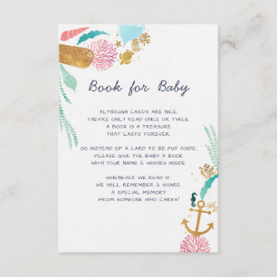 Seebuch für Baby Begleitkarte