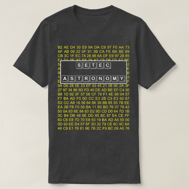 SEEC ASRONOMY T-Shirt (Design vorne)