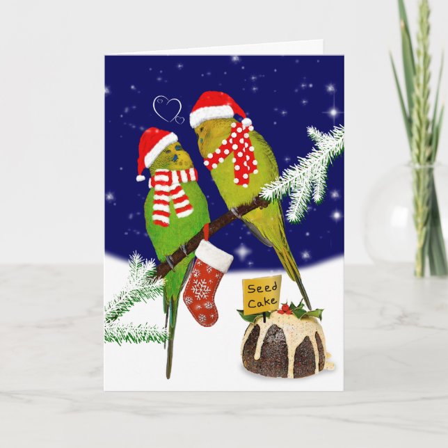 Seed Cake Weihnachtskarte Karte (Vorderseite)