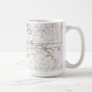Seediagramm östlich von Indien Indonesien Kaffeetasse