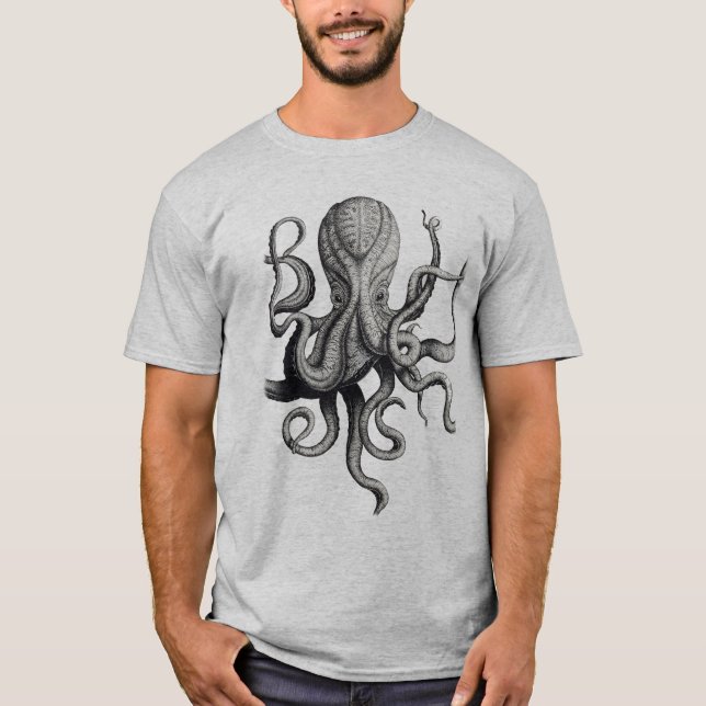 Seedie kraken-Shirt der Männer T-Shirt (Vorderseite)