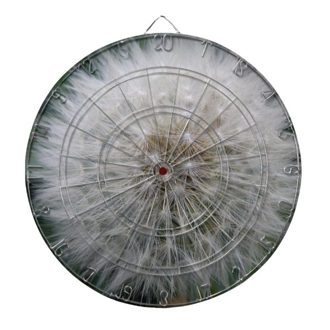 Seeding Dandelion Blume Dart Board Dartscheibe (vorne)