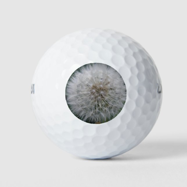 Seeding Dandelion Blume Golf Ball (Vorderseite)