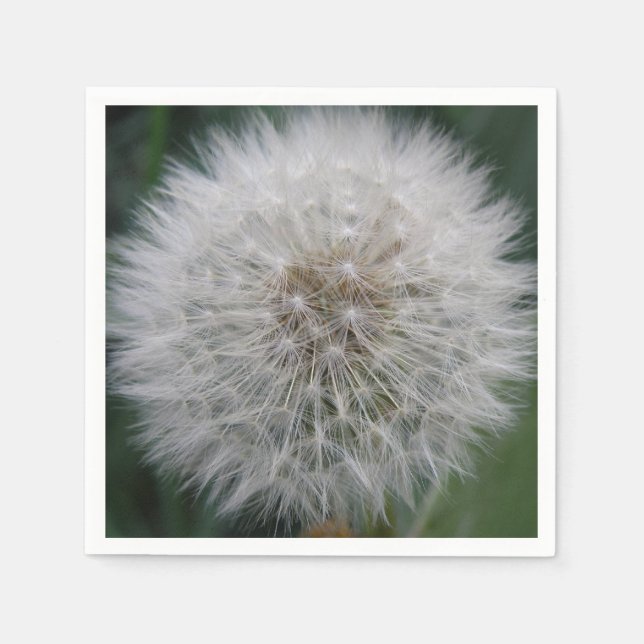 Seeding Dandelion Blume Napkins Serviette (Vorderseite)