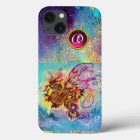 SEEDRAGON PINK LILA GEM STONE MONOGRAM