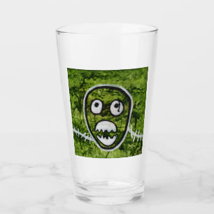 Seedy Pete Schädel seltsame skurrile Monster Kunst Glas