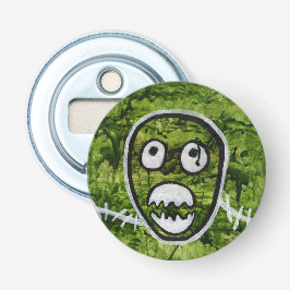 Seedy Pete Skull Odd Whimsical Monster Art Quirky Flaschenöffner