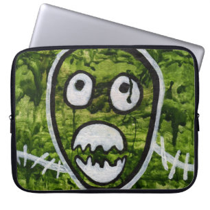 Seedy Pete Skull Odd Whimsical Monster Art Quirky Laptopschutzhülle